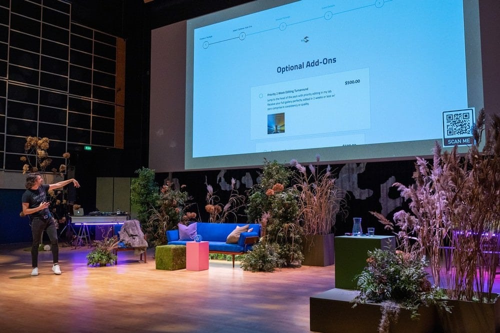 Apresentação de Sam Hurd no evento de fotografia "Way Up North"