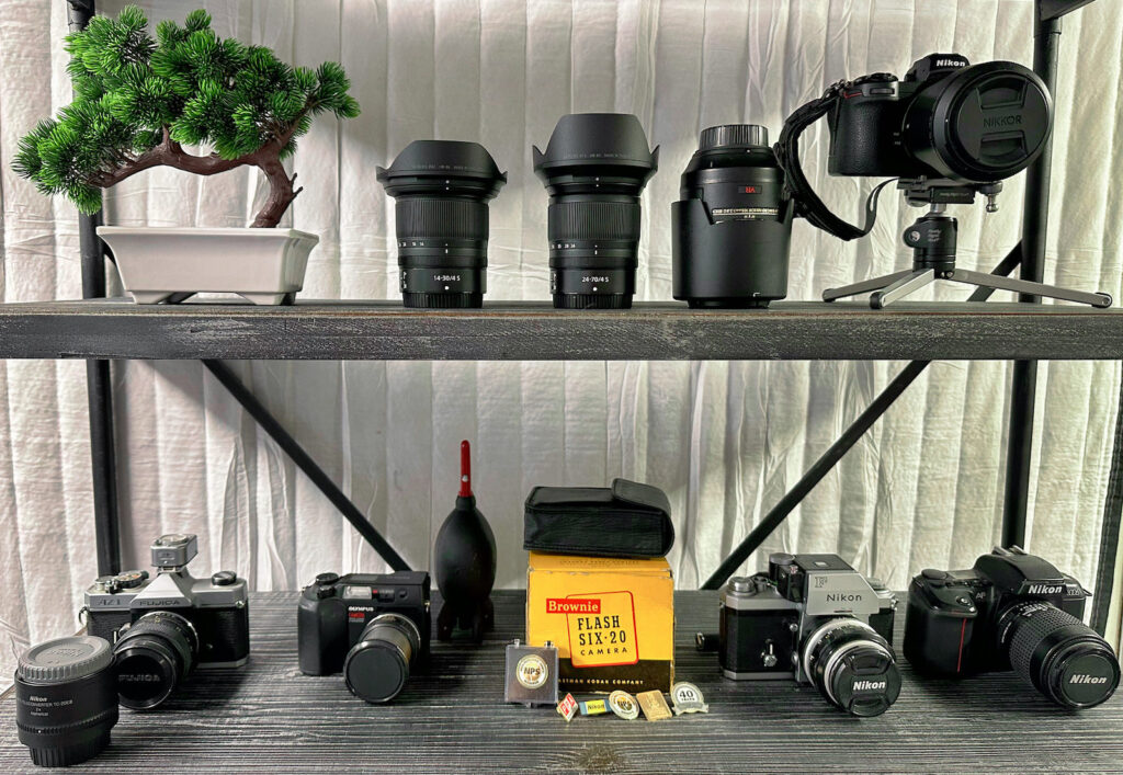 My lenses and cameras to use, and experiment with whenever I feel the need.