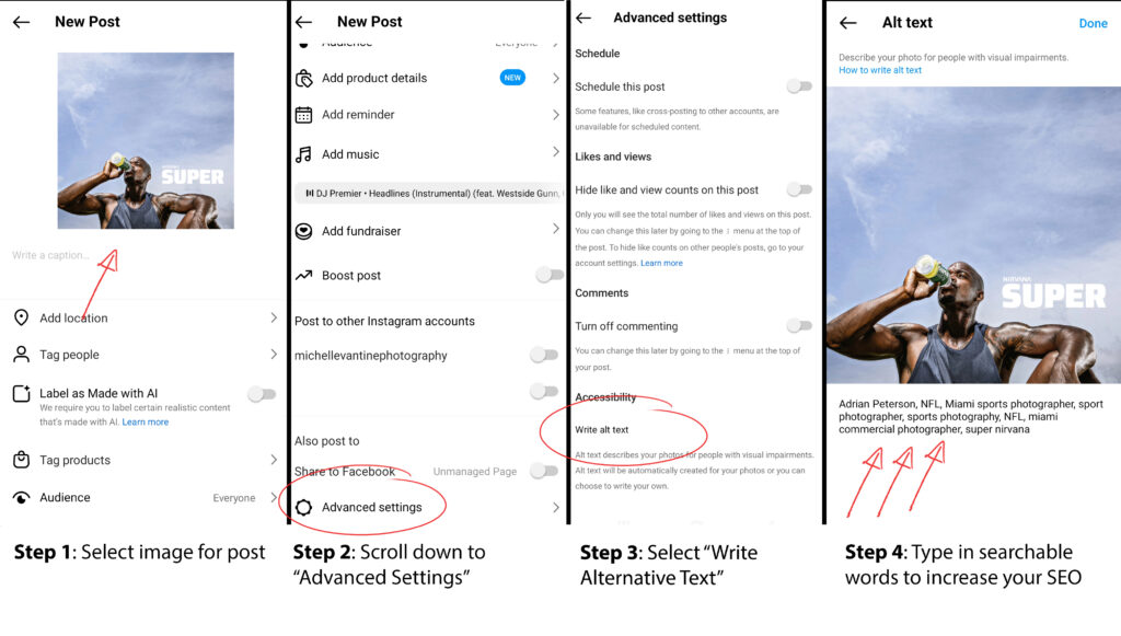 Digitales Marketing für Fotografen – bewerben Sie Ihr Geschäft online mit Instagram SEO