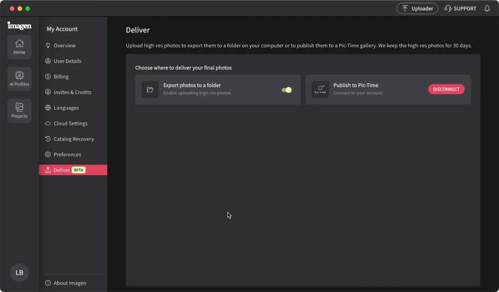 シームレスな写真編集と納品のためのシンプルなワークフロー
